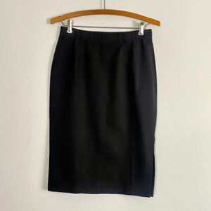 NWOT Eileen Fisher Black Pencil Skirt
